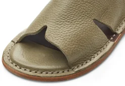 Damen-Lederpantolette