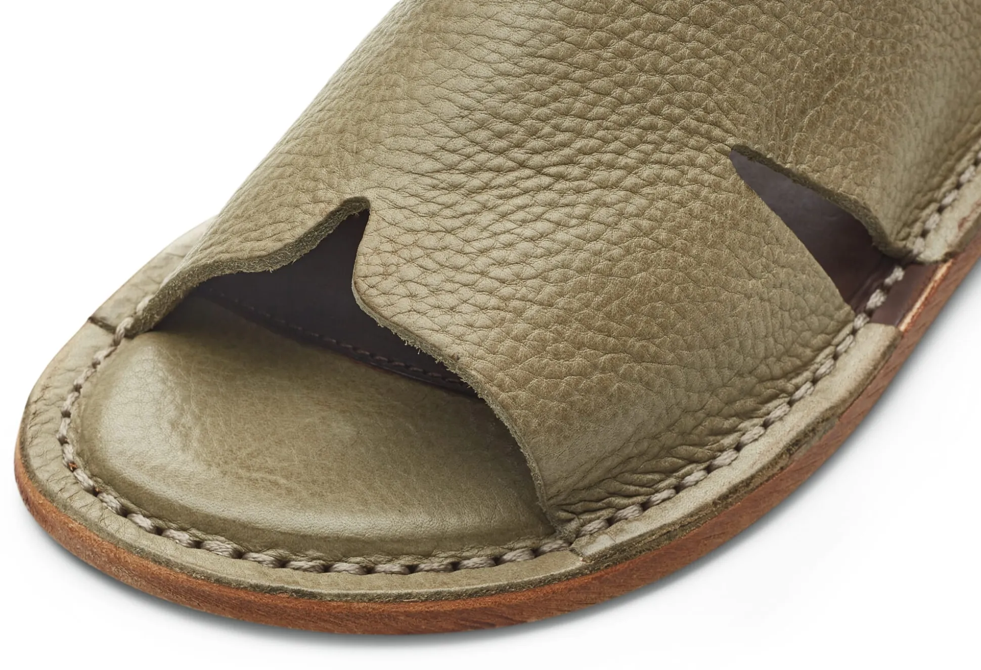 Damen-Lederpantolette