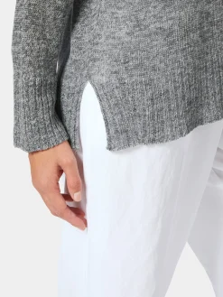 Damen-Leinenpullover