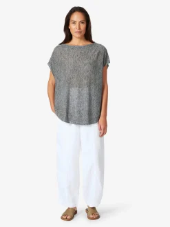 Damen-Leinenpullunder