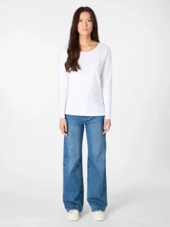 Damen-Longsleeve Rundhals