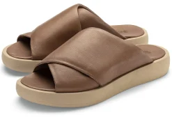 Damenpantolette Rindleder