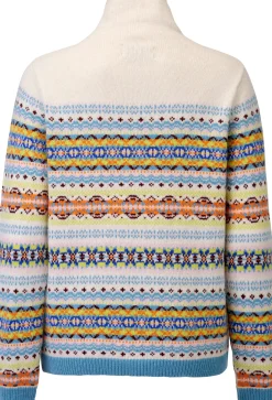 Damenpullover gemustert