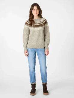 Damen-Rundhalspullover