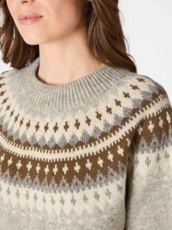 Damen-Rundhalspullover