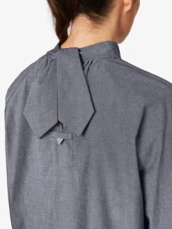 Damen-Schlupfbluse Chambray