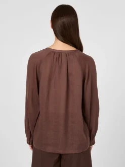 Damen-Schlupfbluse Ramie