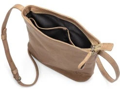 Damen-Schultertasche Rindleder