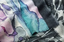 Damen-Schultertuch gemustert, Multicolor