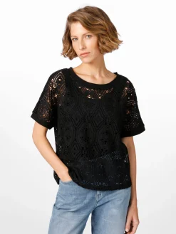 Damenshirt Lochmuster