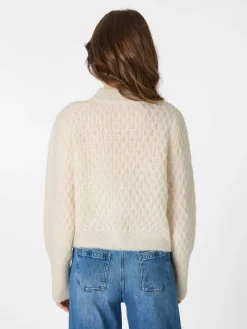 Damen-Strickpullover Alpaka