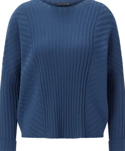 Damen-Strickpullover gerippt