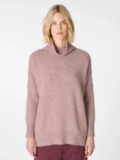 Damen-Strickpullover gesprenkelt