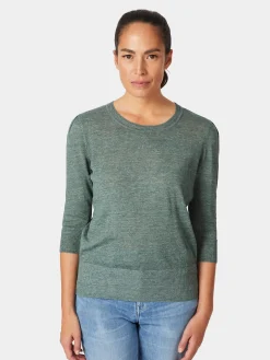 Damen-Strickshirt Dreiviertelarm