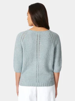 Damen-Strickshirt Halbarm