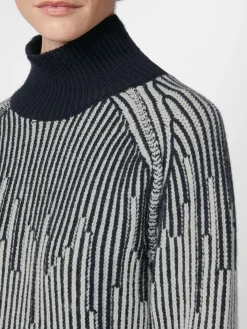 Damen-Strukturpullover