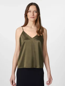 Damentop Seidensatin
