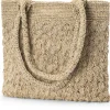 Damen-Totebag gehäkelt, natur