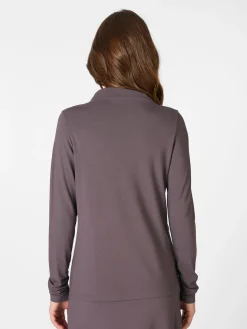 Damen-Viskoseshirt Piqué