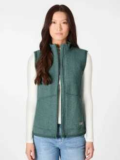 Damen-Walkweste Schurwolle