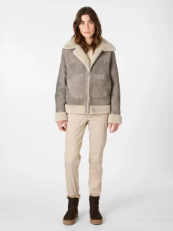 Damen-Wendejacke Lammfell