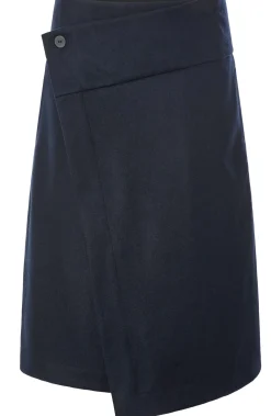 Damen-Wickelrock Wolle