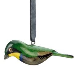 Dekovogel Holz handgeschnitzt