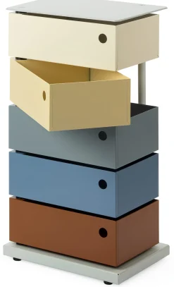 Drehladen-Container Stahlblech 5-fach Polychrom Alessandro