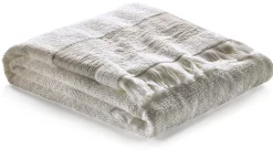 Duschtuch Leinenbordüre