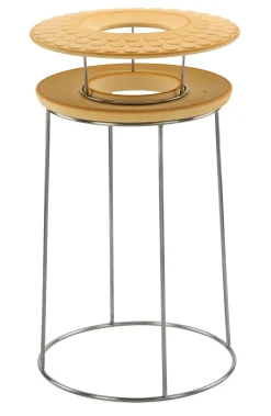 Edelstahlständer für Futterhaus oder Vogeltränke Keramik