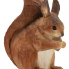 Eichhörnchen Lindenholz handgeschnitzt