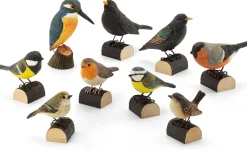 Eisvogel Lindenholz handgeschnitzt