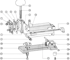 El Casco Tischhefter M10