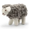 Filz-Schaf stehend grau
