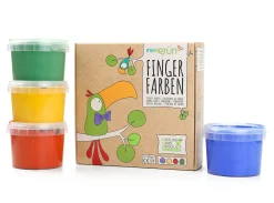 Fingerfarben 4er-Set Grundfarben