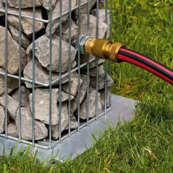 Gabionen-Wasserzapfsäule