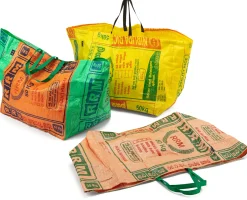 Gartentasche aus Reissäcken