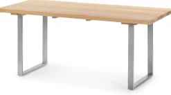 Gartentisch Lärchenholz mit Edelstahlgestell