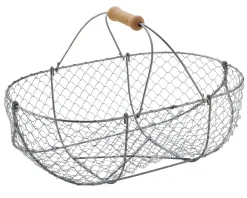 Geflochtener Drahtkorb