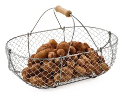 Geflochtener Drahtkorb