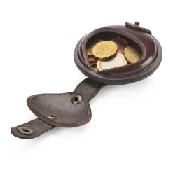 Geldbörse Rindleder rund