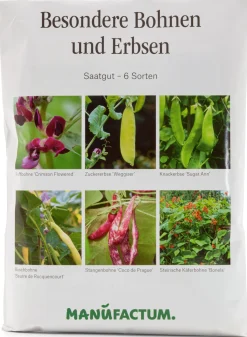 Gemüsesamen Besondere Bohnen und Erbsen