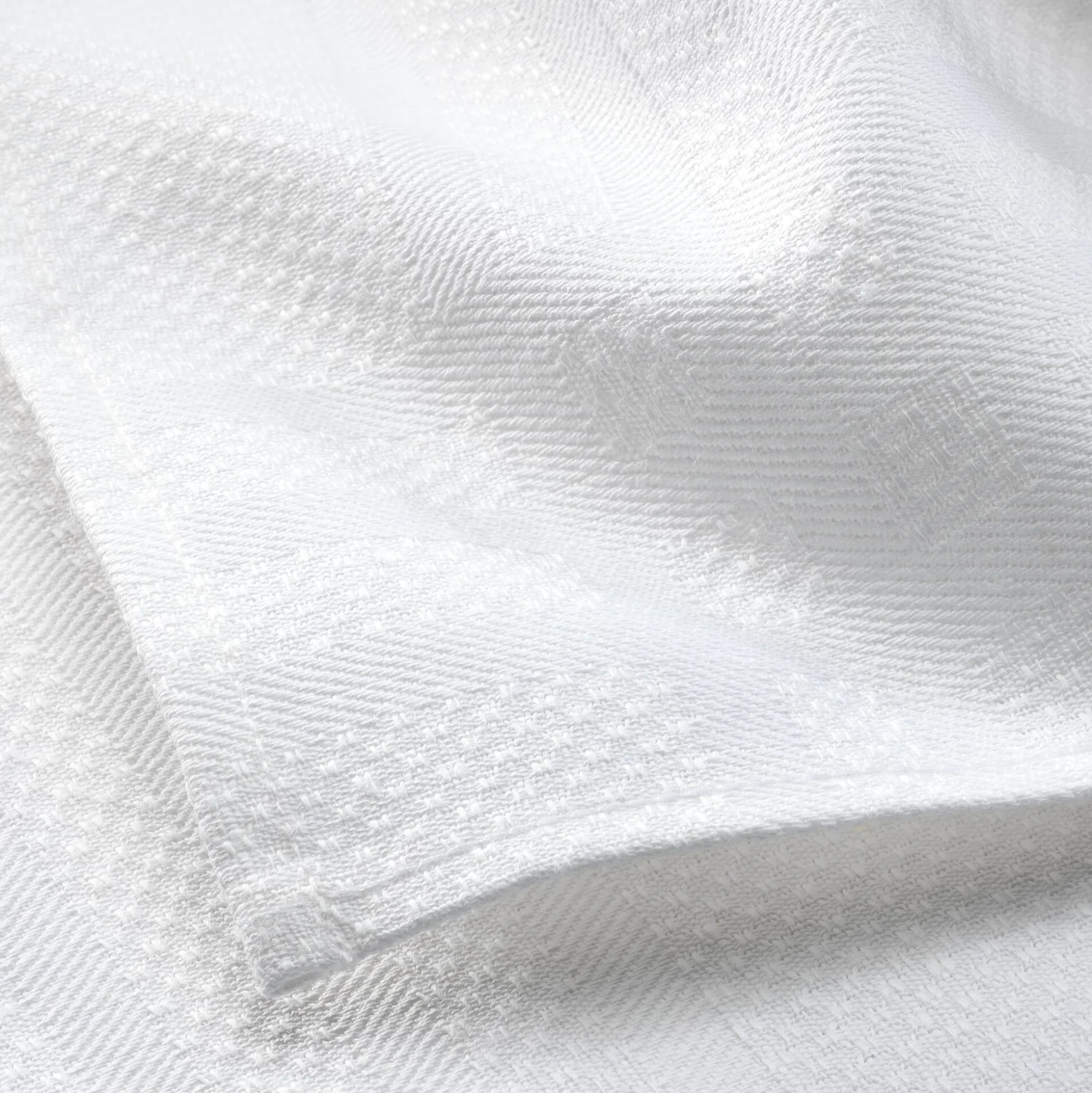 Gerstenkorn-Rasurhandtuch Zwirnhalbleinen