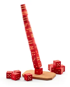 Geschicklichkeitsspiel Würfelturm