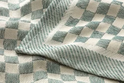 Geschirrtuch Halbleinen Karo