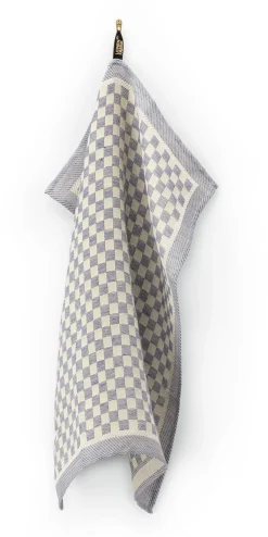 Geschirrtuch Halbleinen Karo