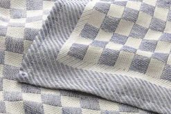 Geschirrtuch Halbleinen Karo