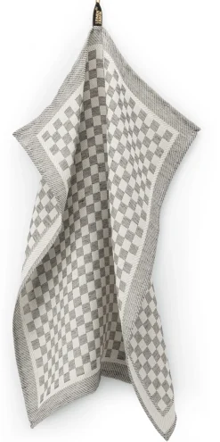 Geschirrtuch Halbleinen Karo