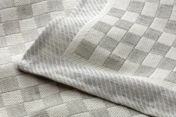 Geschirrtuch Halbleinen Karo