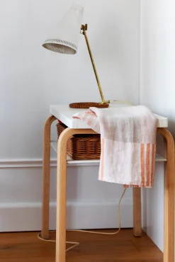 Geschirrtuch Leinen gestreift